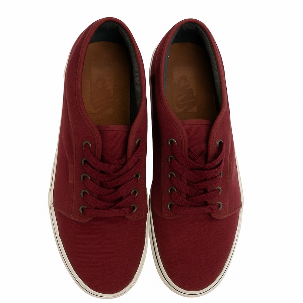 Vans burgundy sneakers